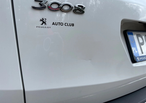 Peugeot 3008 cena 89900 przebieg: 146000, rok produkcji 2019 z Śmigiel małe 326